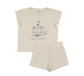 Analogie House Marled Set Boy - Cream