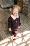 Analogie Plum/Cream Fan Club Girls Sweatshirt Set