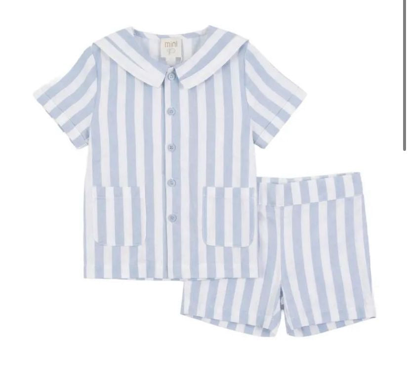 Pompomme Sailor Striped Set