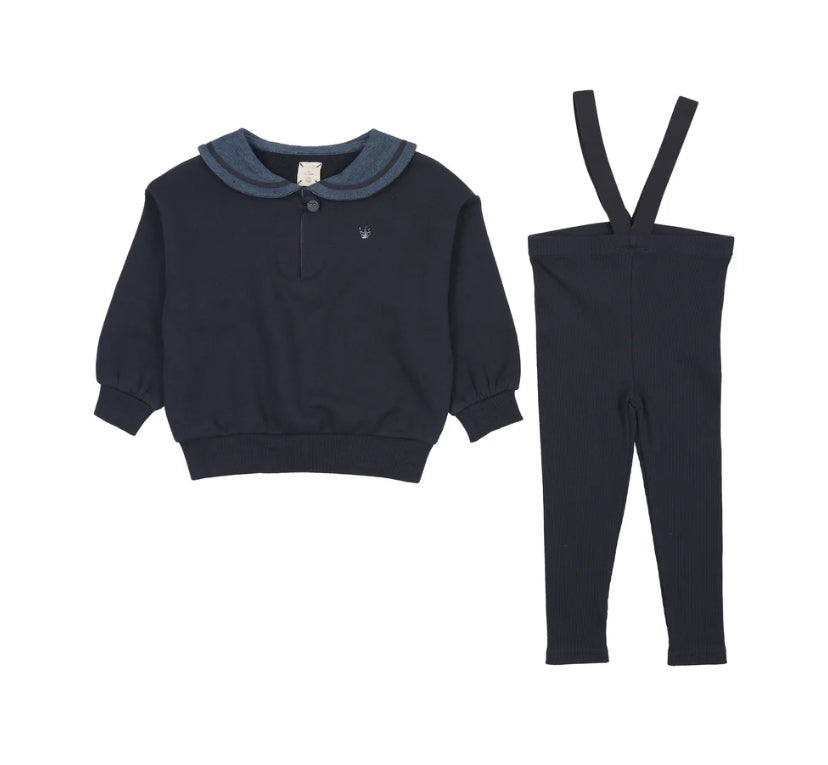 Analogie Navy Sweet Campaign Sailor Collar Set - Boy
