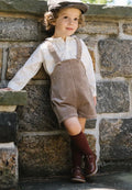 Analogie Misty Oat Velvet Overalls