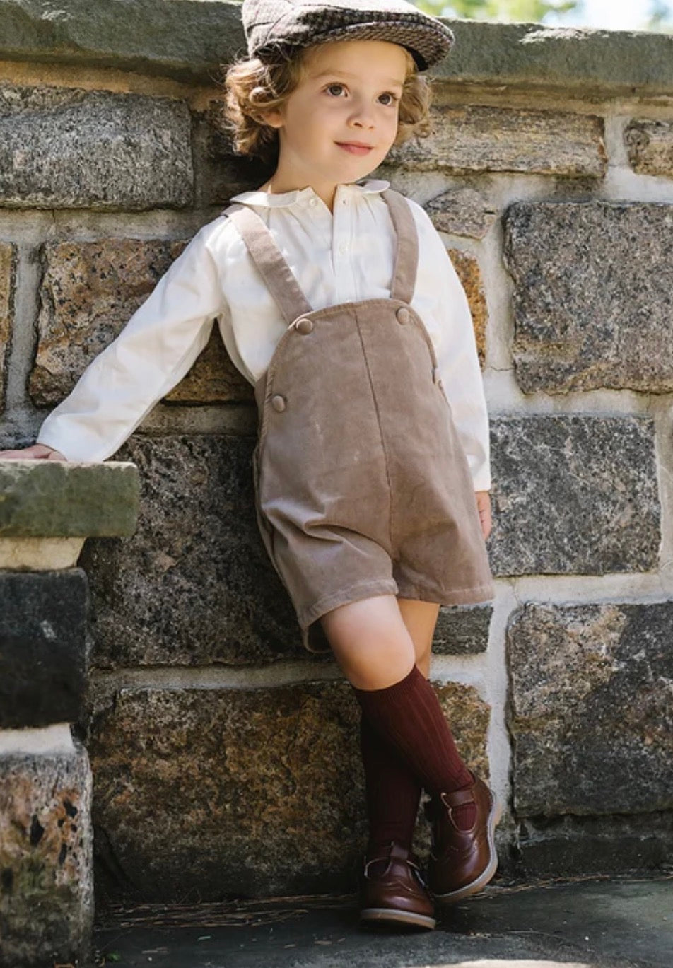 Analogie Misty Oat Velvet Overalls