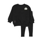 Little Legs Black Mon Paris Boys Toddler Set