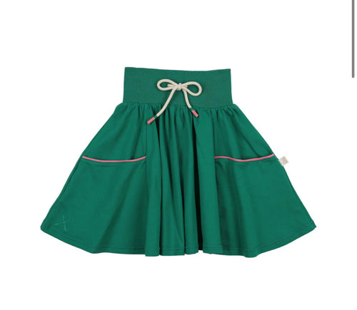 Analogie Boating Crew Pocket Skirt - Electric Green