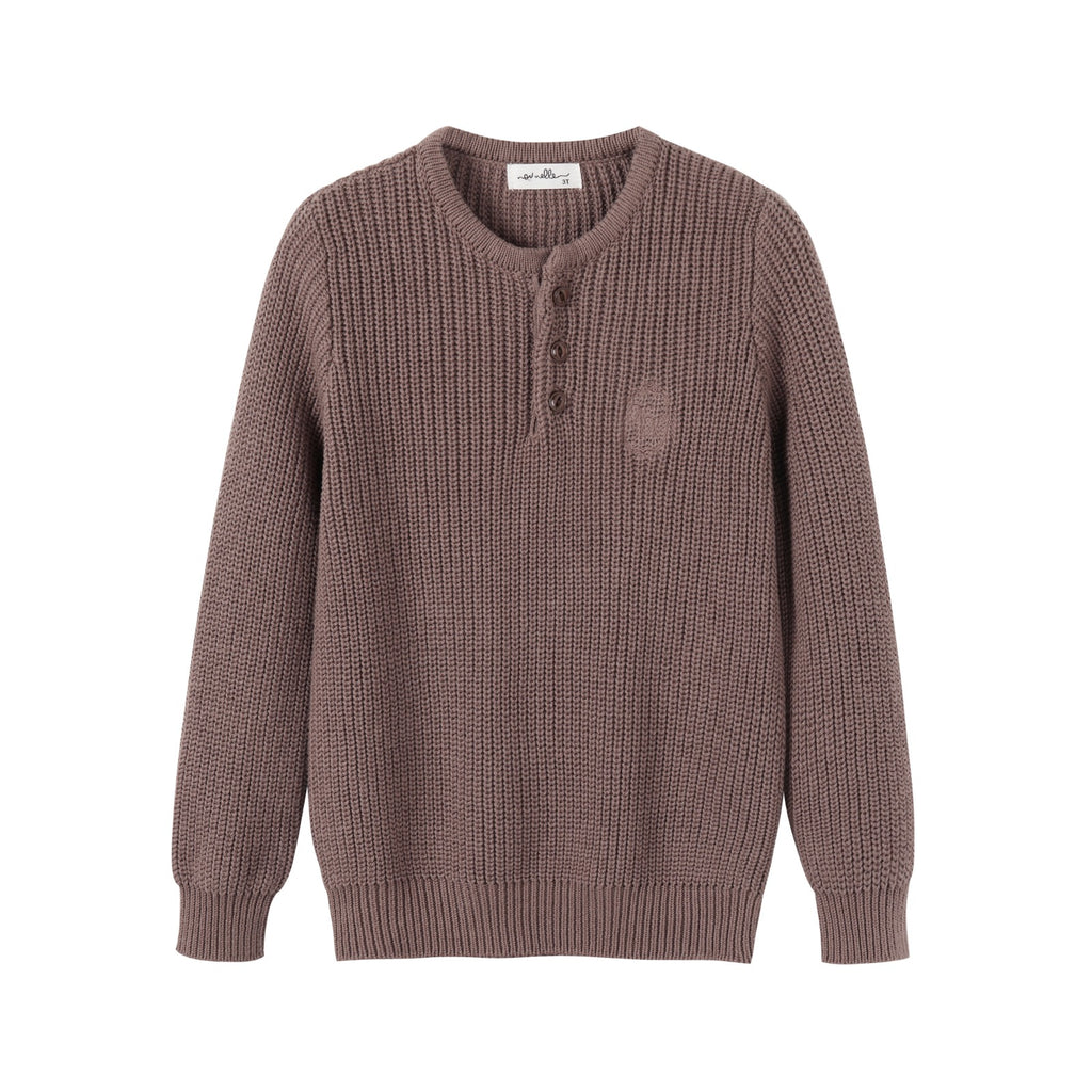 Nounelle Brown Boy Knit Set