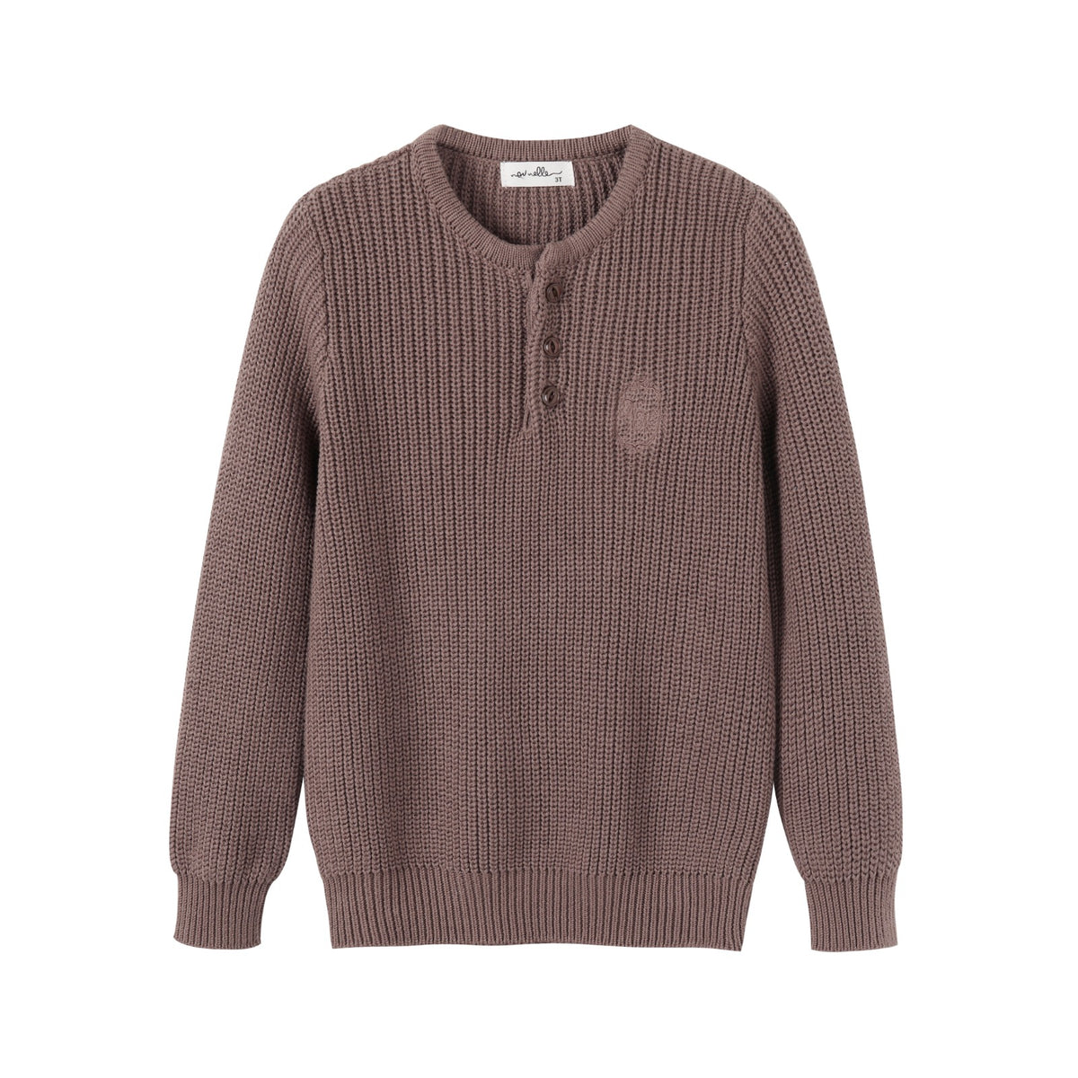 Nounelle Brown Boy Knit Set