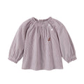 Nounelle Brown Pinstripe Shirt