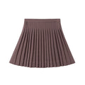 Nounelle Brown Pleated Skirt