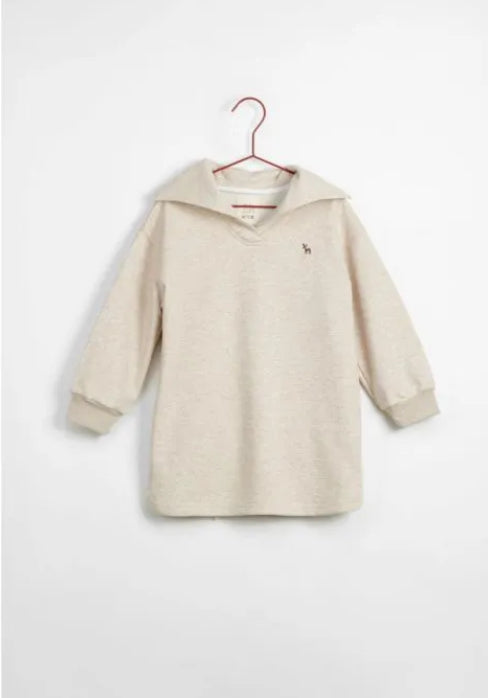 Please Mom Oat Sailor  Sweat Dress