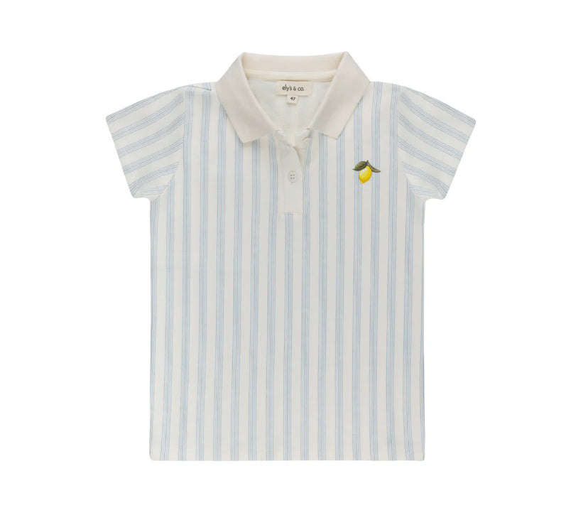 Elys and co Lemon striped Polo
