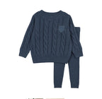 Analogie Chunky Cable Knit Toddler Set