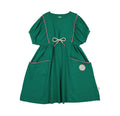 Analogie Boating Crew Dress Ss - Electric Green