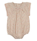 Analogie Sunny Blossom Flutter Romper - Bud Pink