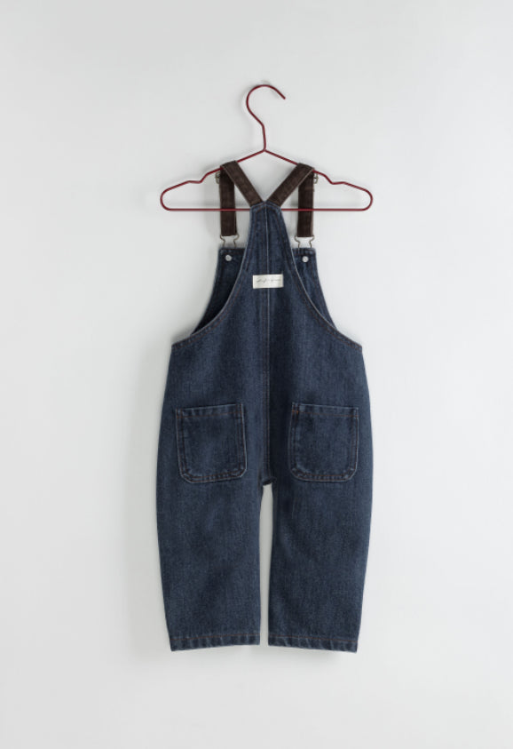 Please Mom Denim Barrel Overalls