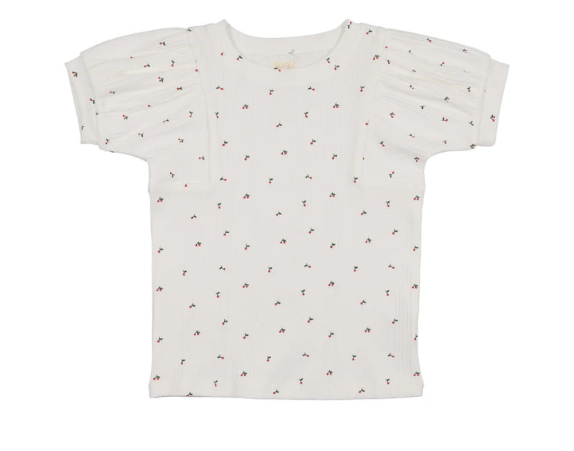Analogie Denim Capsule Girls Tee Ss - White