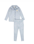 Baby Jolee Velour Sheep Loungeset , blue