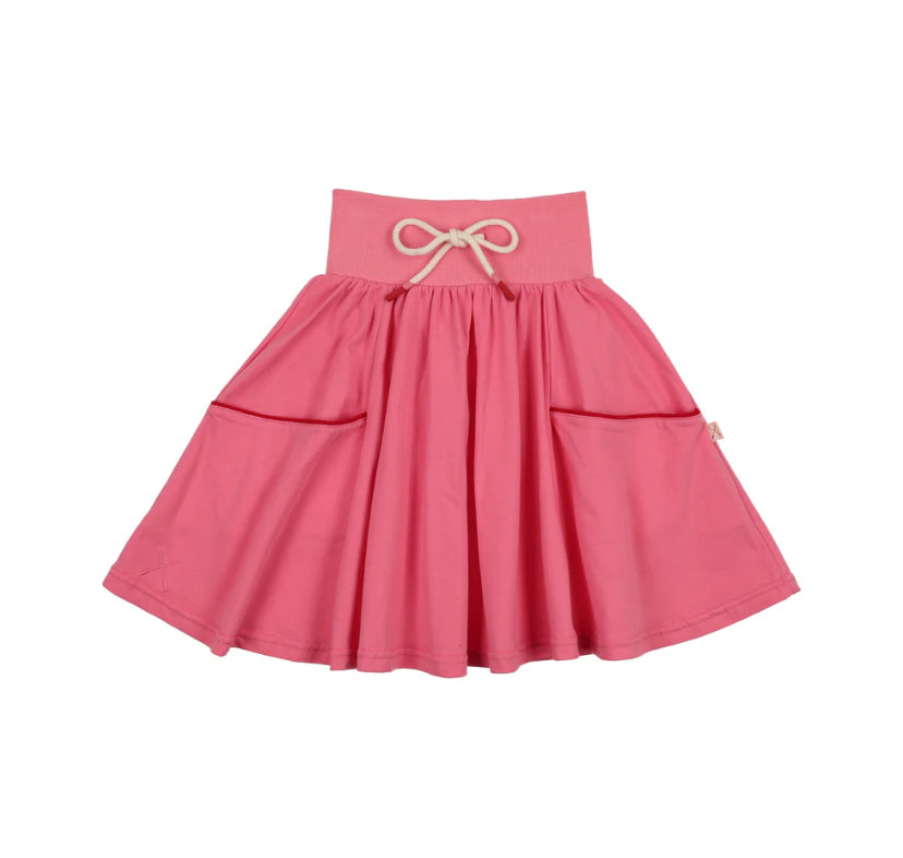 Analogie Boating Crew Pocket Skirt - Fresh Pink