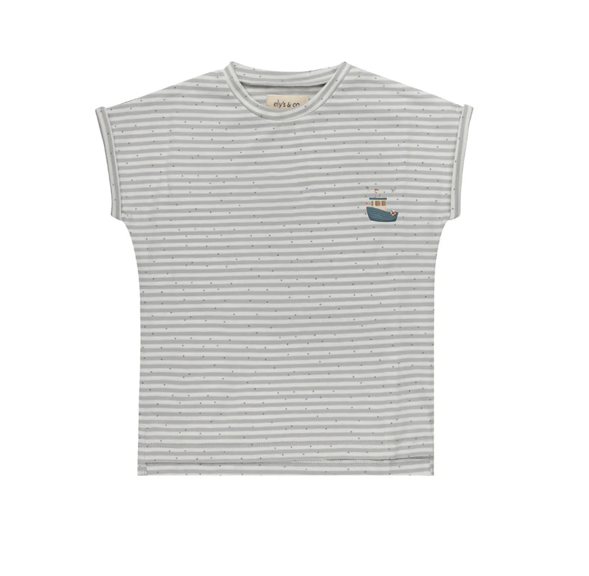 Elys and Co Striped Boat tee