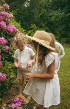 Analogie Sunny Blossoms Flutter Dress - Bud Pink
