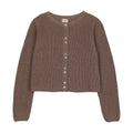 Analogie Misty Oat Heath Fine Knit Cardigan
