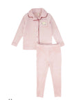 Baby Jolee Velour Sheep Lounge Set- Pink