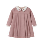 Nounelle Houndstooth Pink Dress