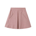 Nounelle Houndstooth Pink Skirt