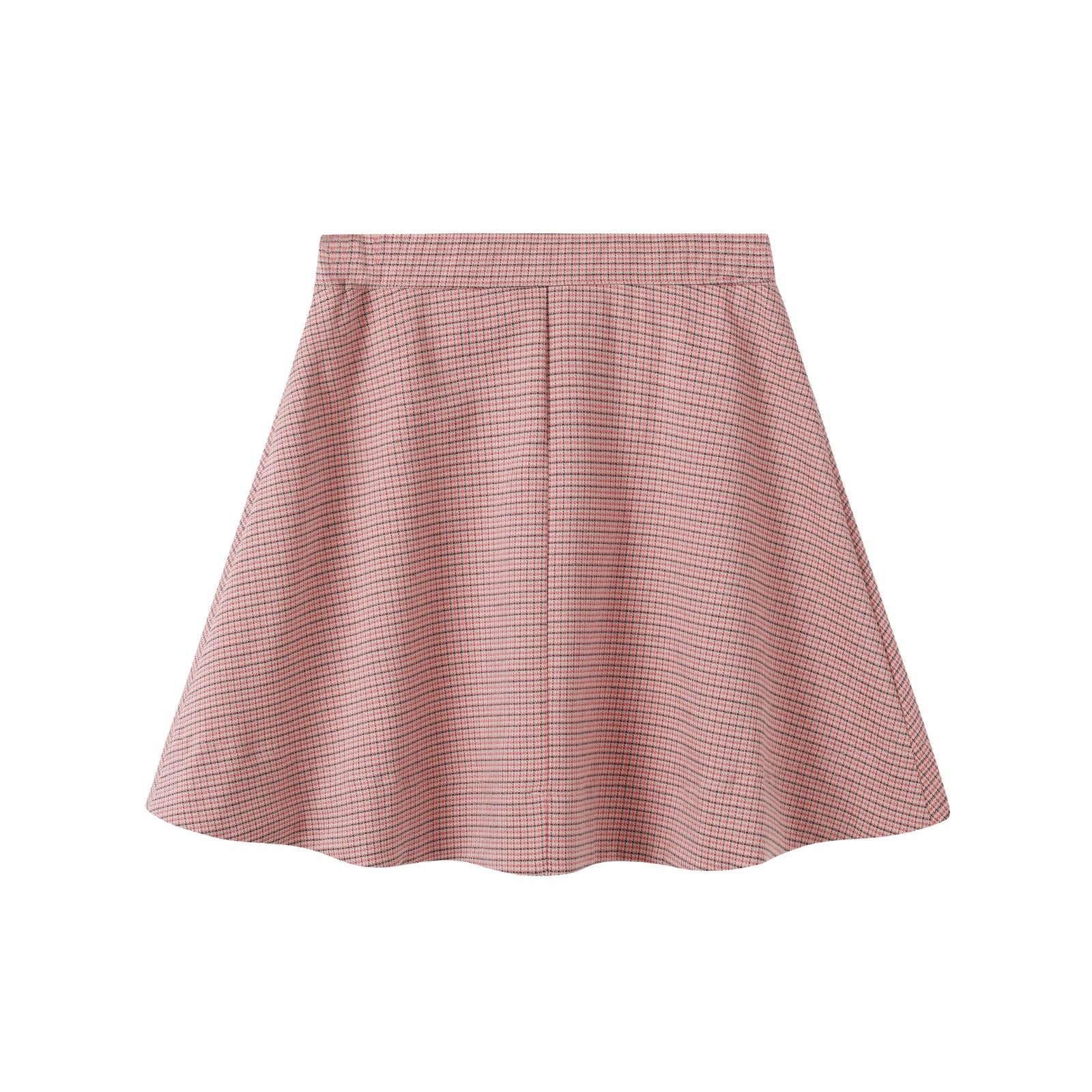 Nounelle Houndstooth Pink Skirt