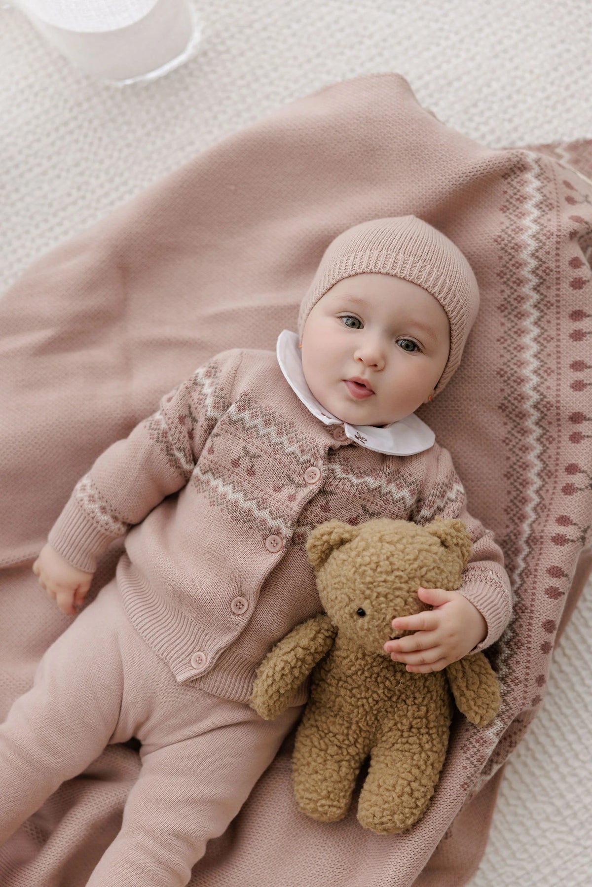 Looms Fair Isle Collection Baby Cardigan