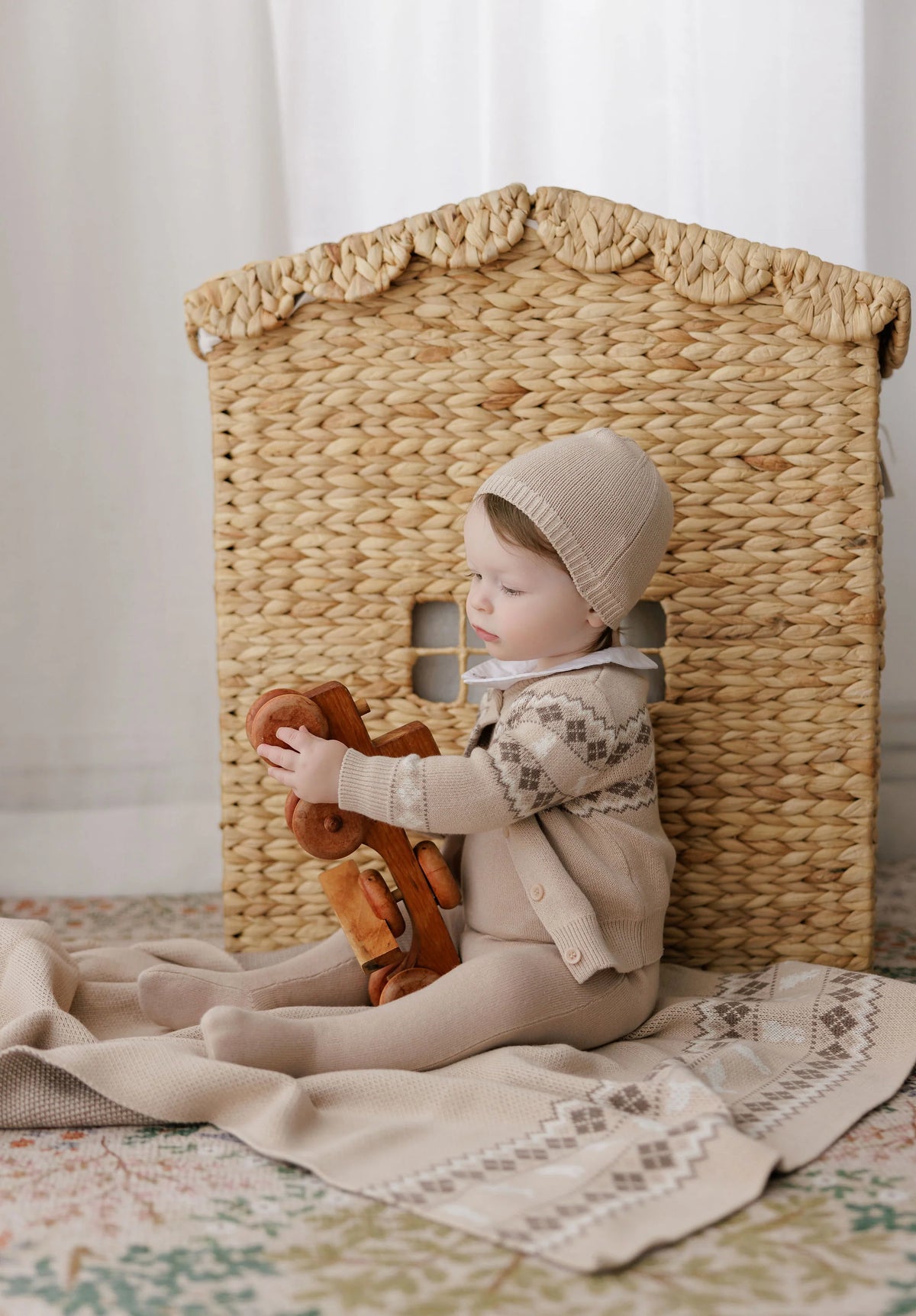 Looms Fair Isle Collection Baby Beanie