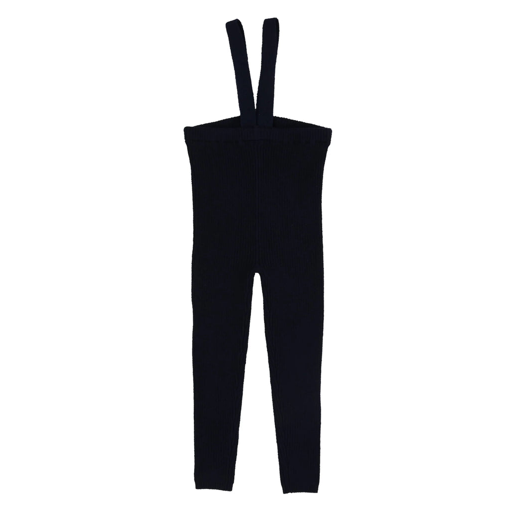 Little Legs Knit Suspender Leggings