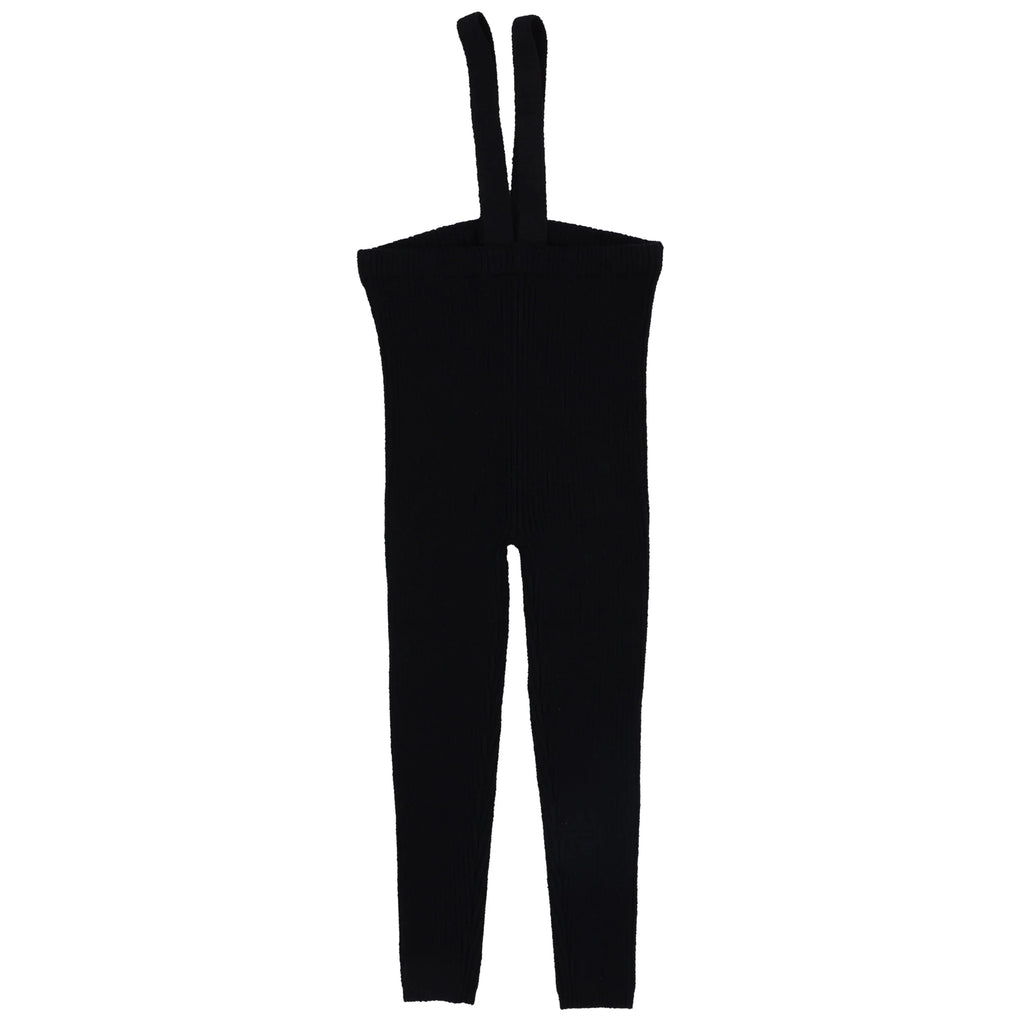 Little Legs Knit Suspender Leggings