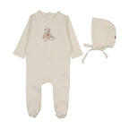 Lilette Sweet Bear Footie Set