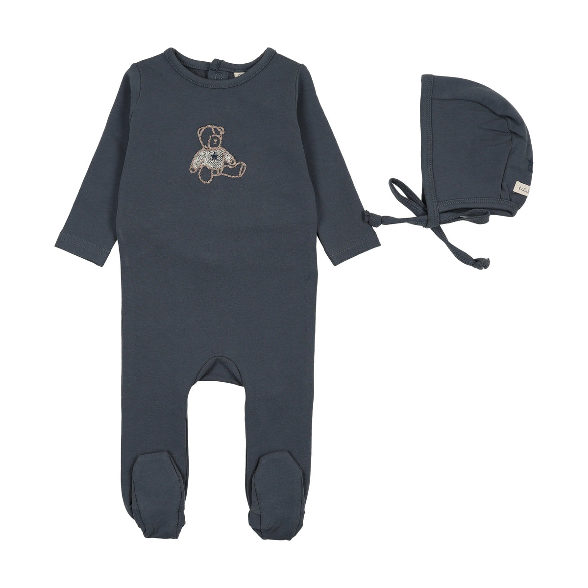 Lilette Sweet Bear Footie Set