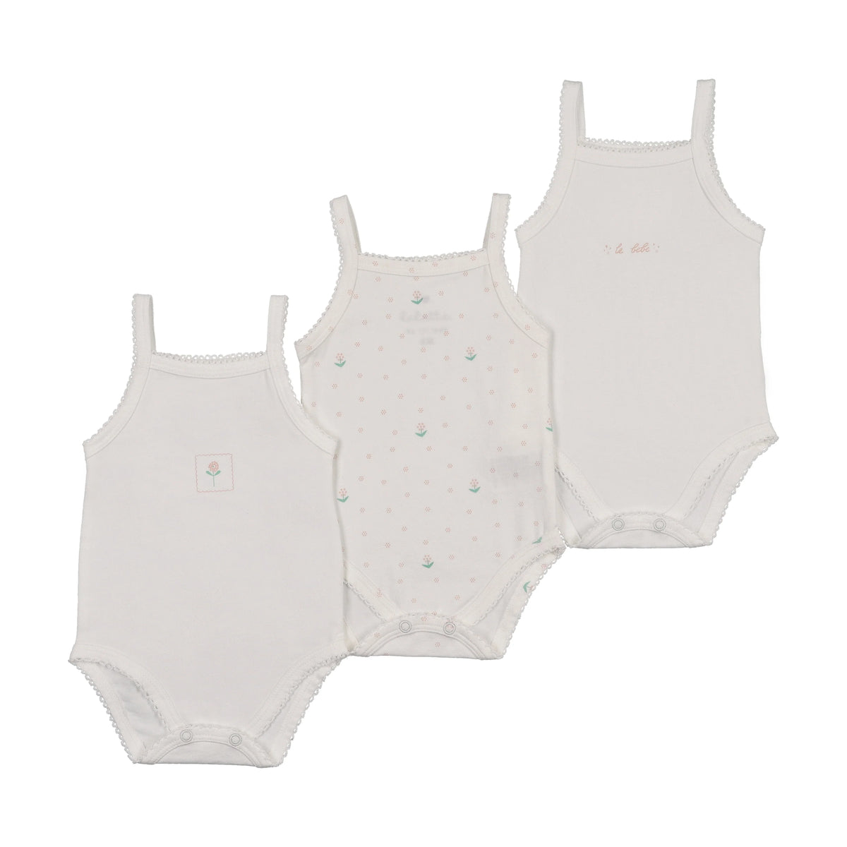 Lilette Printed Baby Girls Printed Undershirt 3 Pack